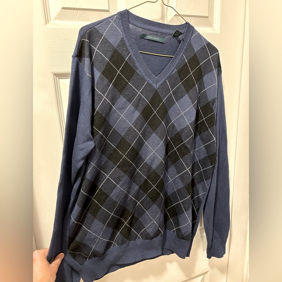 Perry Ellis Long Sleeve Patterned Sweater - Picture 1 of 3